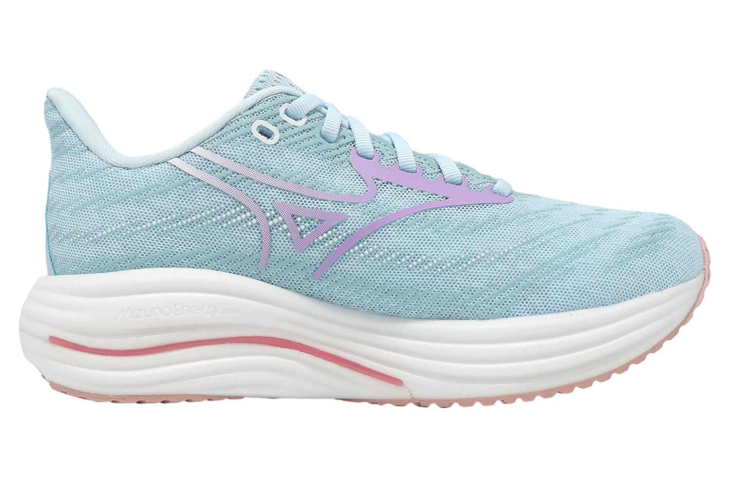 もも Mizuno Wave Rider 29 Super Wide WMNS Blue / Purple - Jun