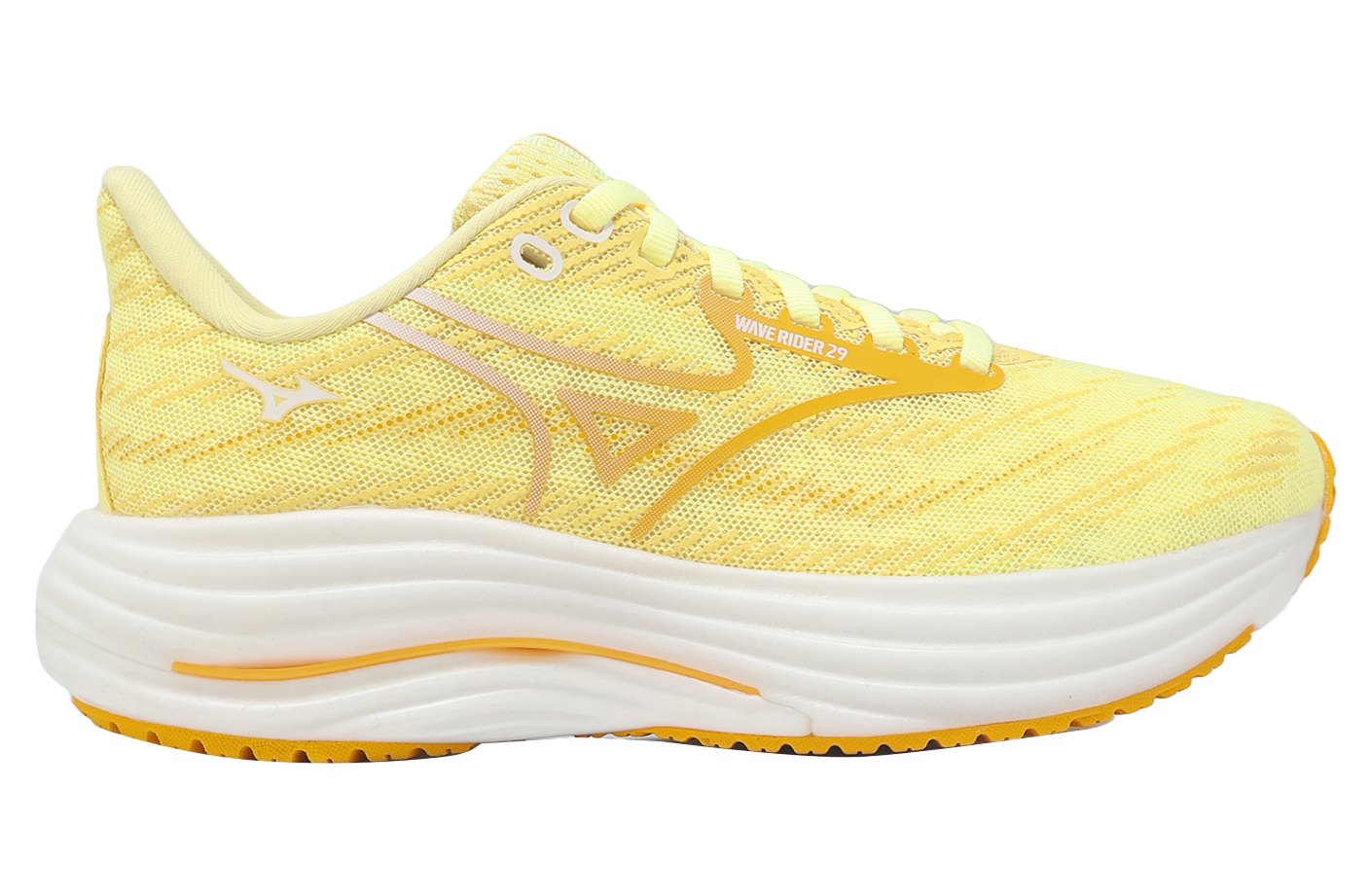 オルゴール murayama Mizuno Wave Rider 29 WMNS Yellow / White - Aug 2025