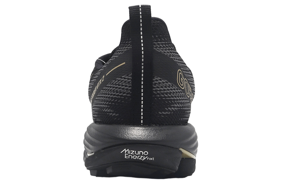 Mizuno Wave ブラック/ゴールド 日本製 スニーカー Mizuno Wave Rider GTX 2 2E Wide Black / Gold - Jan 2025