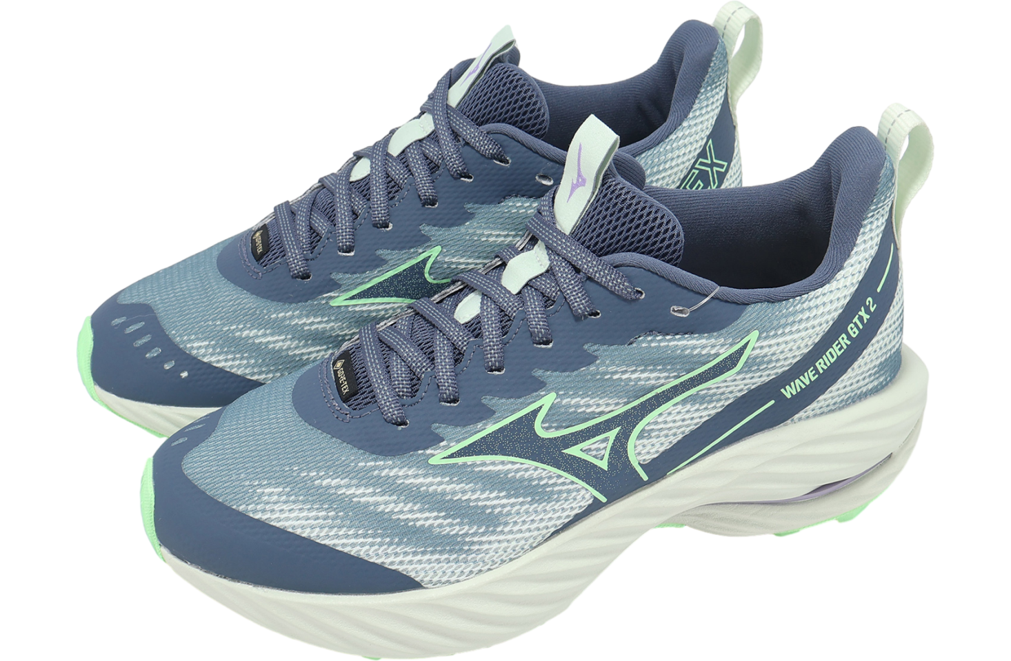 Mizuno Wave Rider GTX 2 Super Wide WMNS Navy / Green