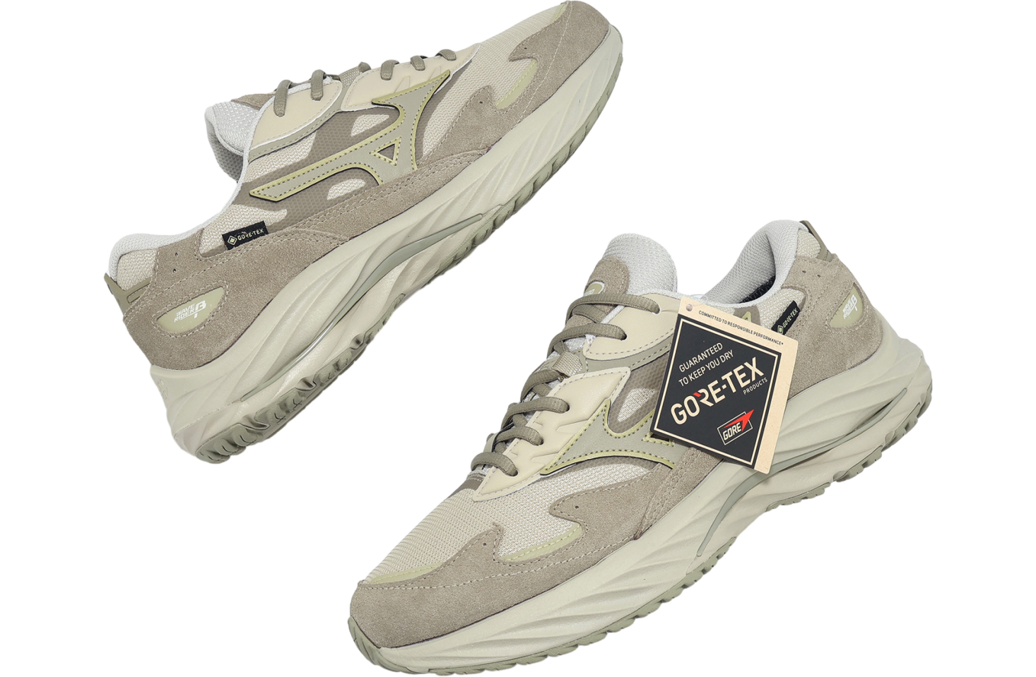 Mizuno Wave Rider β GTX Silver Cloud / Vintage Khaki - Sep