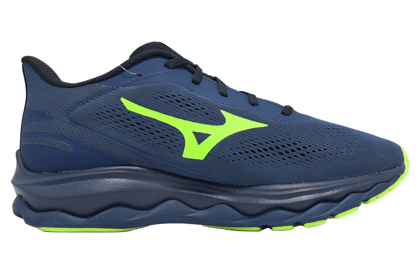 Mizuno Wave Serene 2 GTX Navy / Neon Yellow
