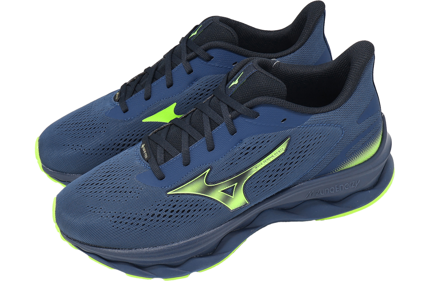Mizuno Wave Serene 2 GTX Navy / Neon Yellow