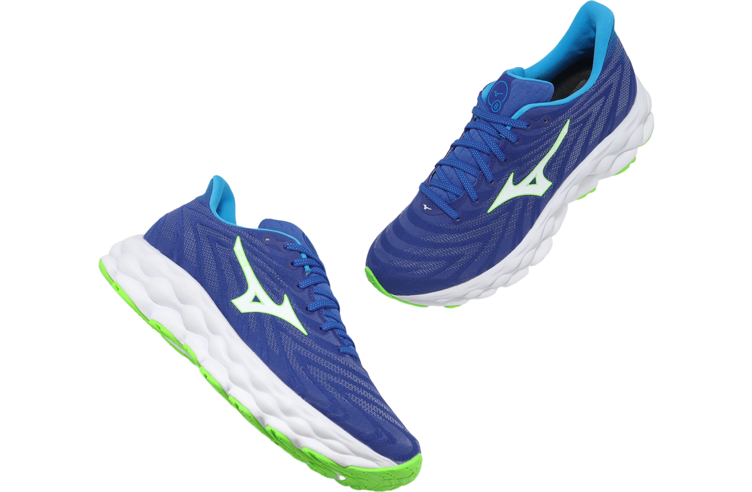 オーシャンズ Mizuno Wave Sky 8 Blue / Green - Jan 2025 - J1GC240253