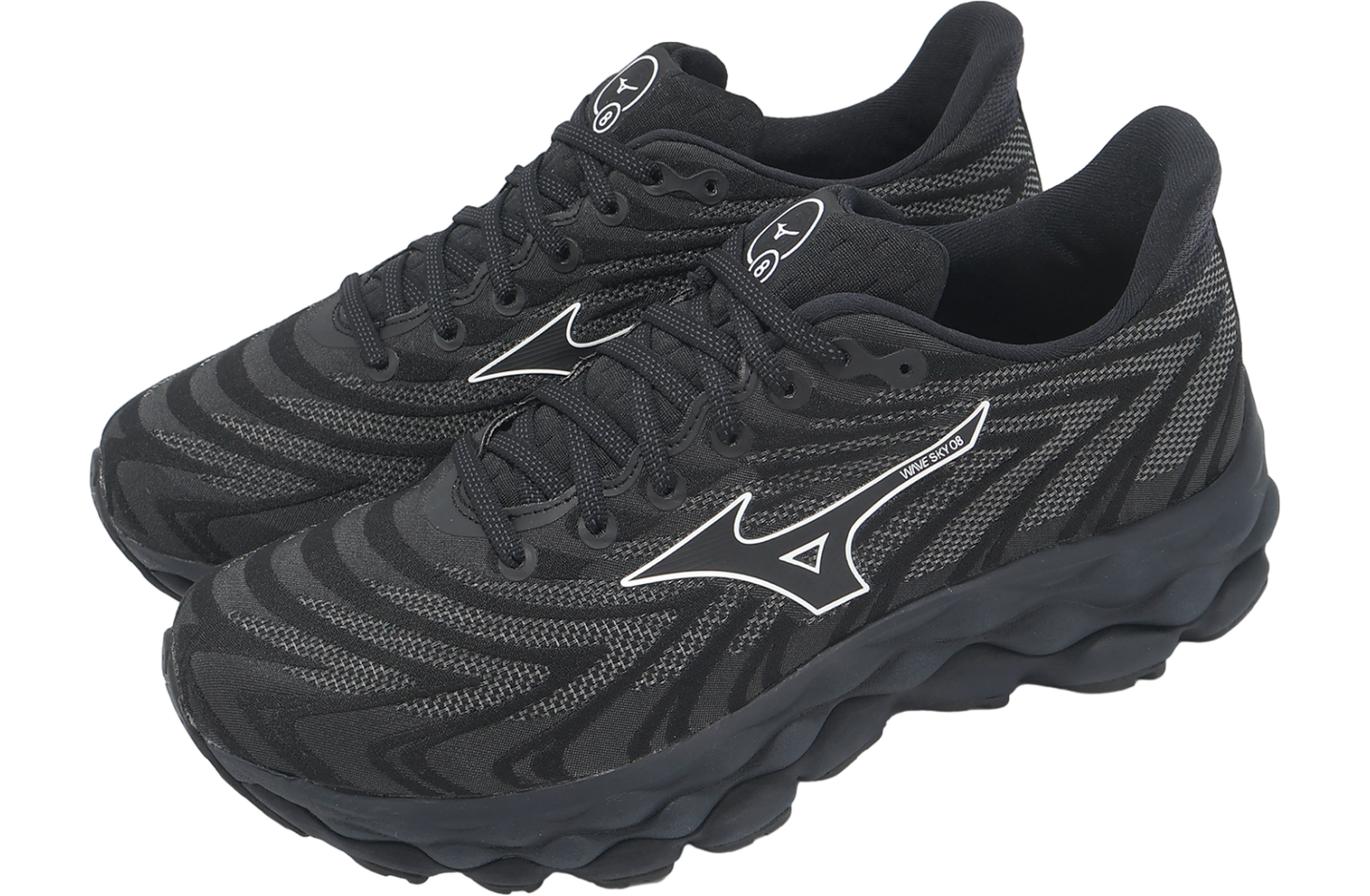 ソウメイ Mizuno Wave Sky 8 Super Wide Black / White - Feb 2025