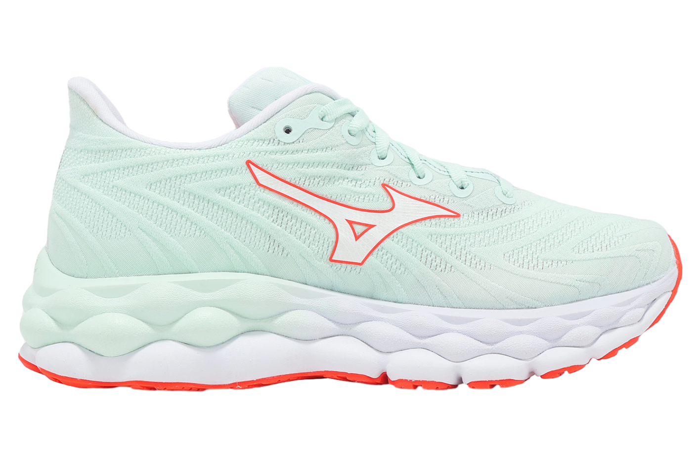 Mizuno Wave Sky 8 Super Wide WMNS Green / Orange - Jan 2025