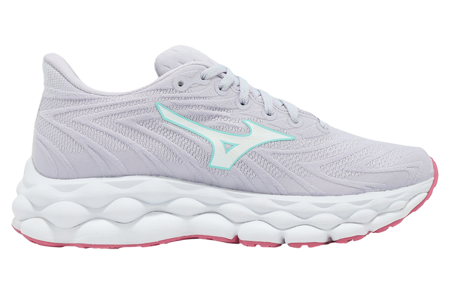 【mi☆】 Mizuno Wave Sky 8 WMNS Purple / Red - Feb 2025 - J1GD240273