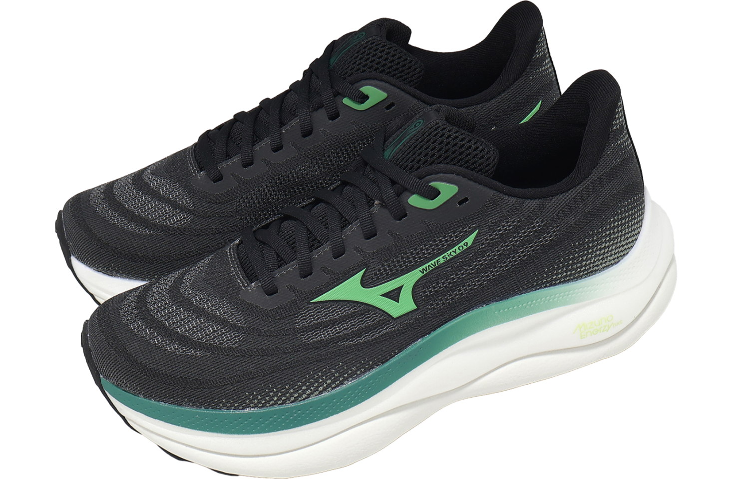 Mizuno Wave Sky 9 Grey / Green