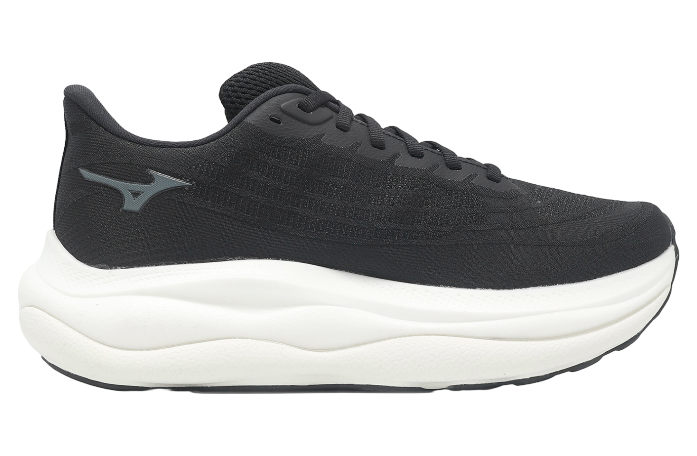 もなこ*size90 Mizuno Wave Sky 9 Super Wide Black / White - Aug 2025