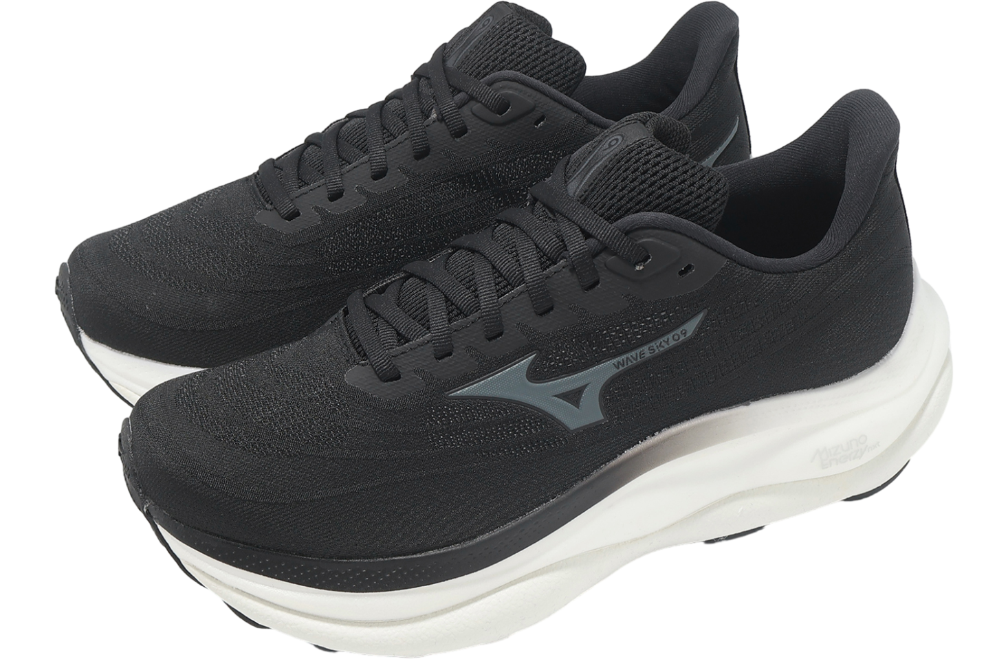 Mizuno Wave Sky 9 Super Wide Black / White - Aug 2025