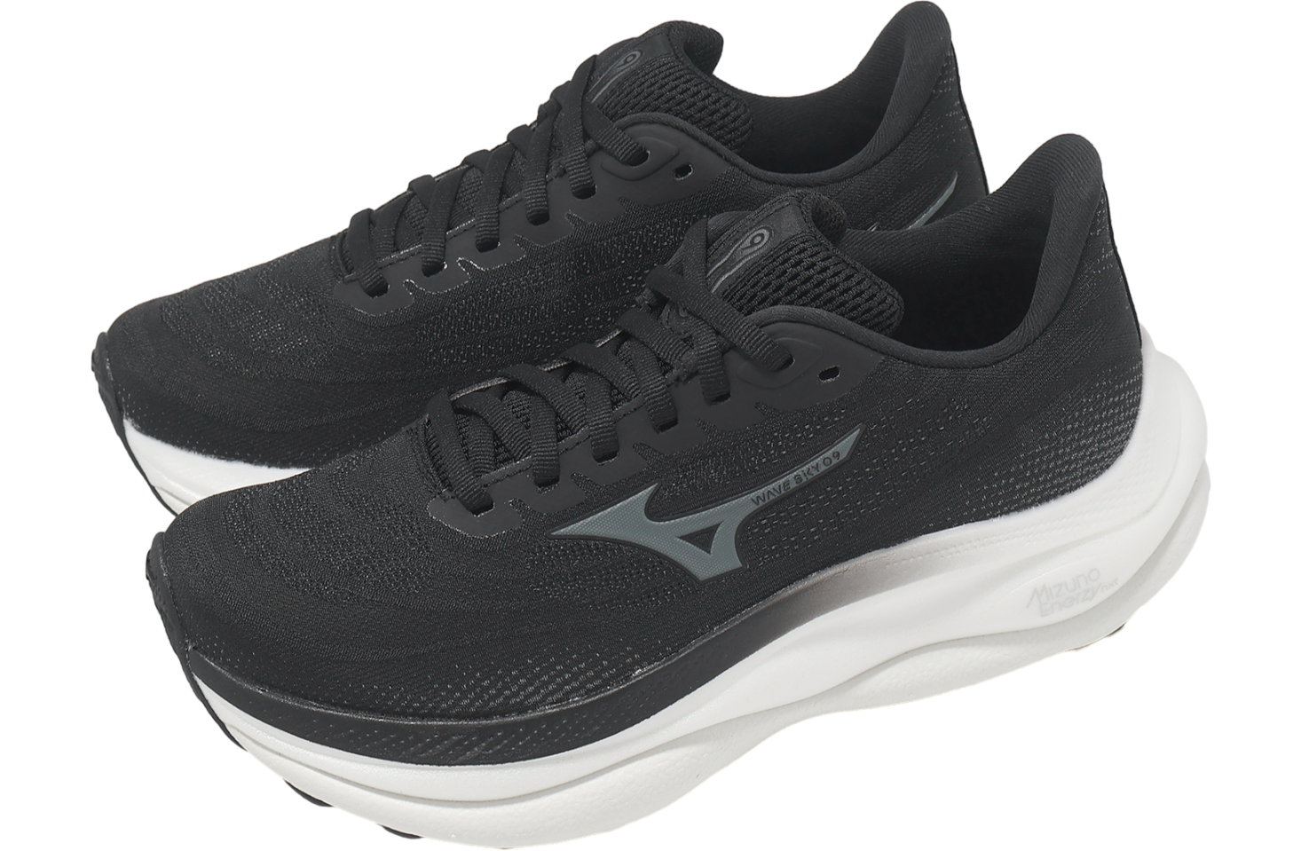 汐 Mizuno Wave Sky 9 Super Wide WMNS Grey / Black - Aug 2025