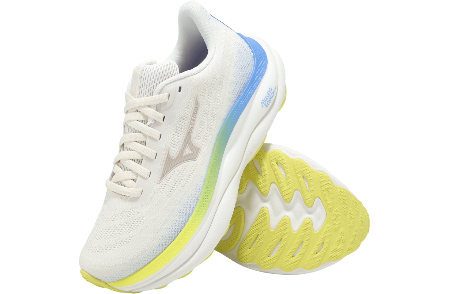 Mizuno Wave Sky 9 Super Wide WMNS Ivory / Blue - Jan 2026