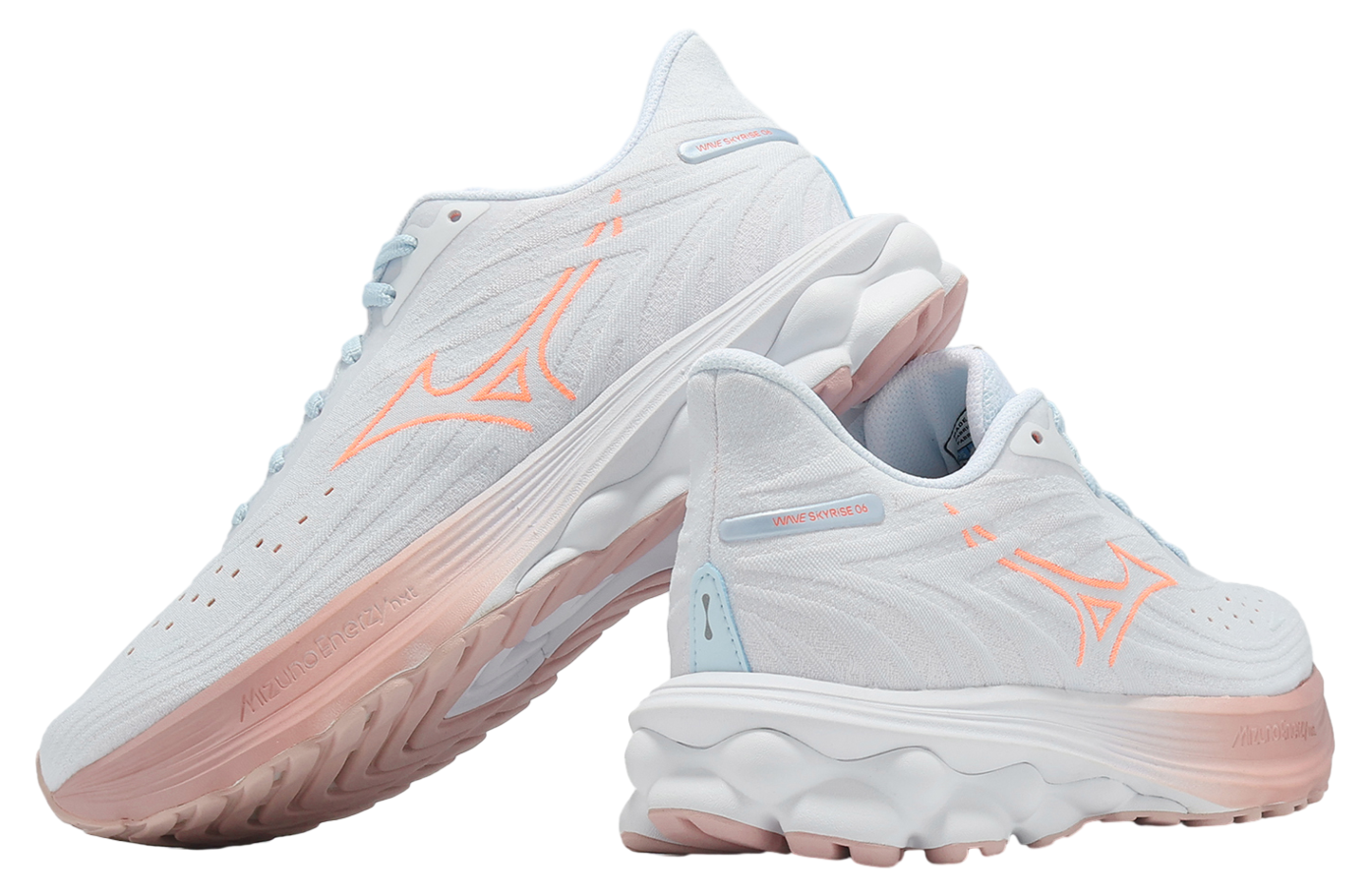 ミズノ DiosProR Mizuno Wave Prophecy LS White Silver Harbor Mist Men's