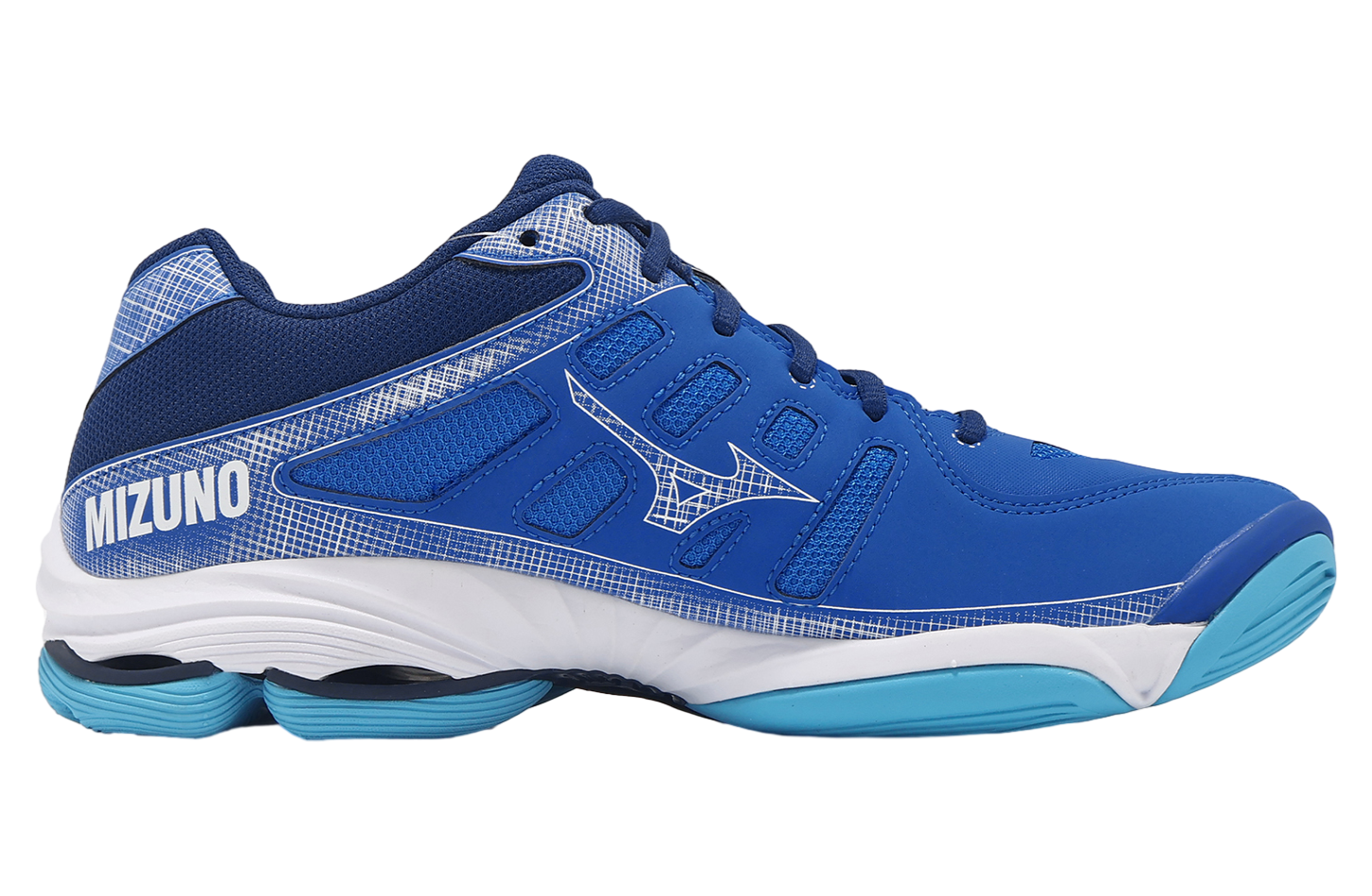【M-01】全豪オープンテニス　2024　ジムタオル　blaze blue Mizuno Wave Voltage 2 Blue / White - Jun 2024 - V1GA246001