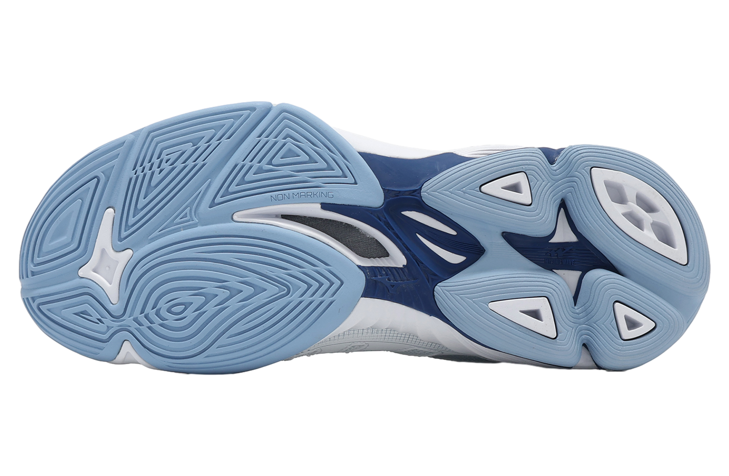 Mizuno Wave Voltage 2 White / Blue - Feb 2025 - V1GA246011