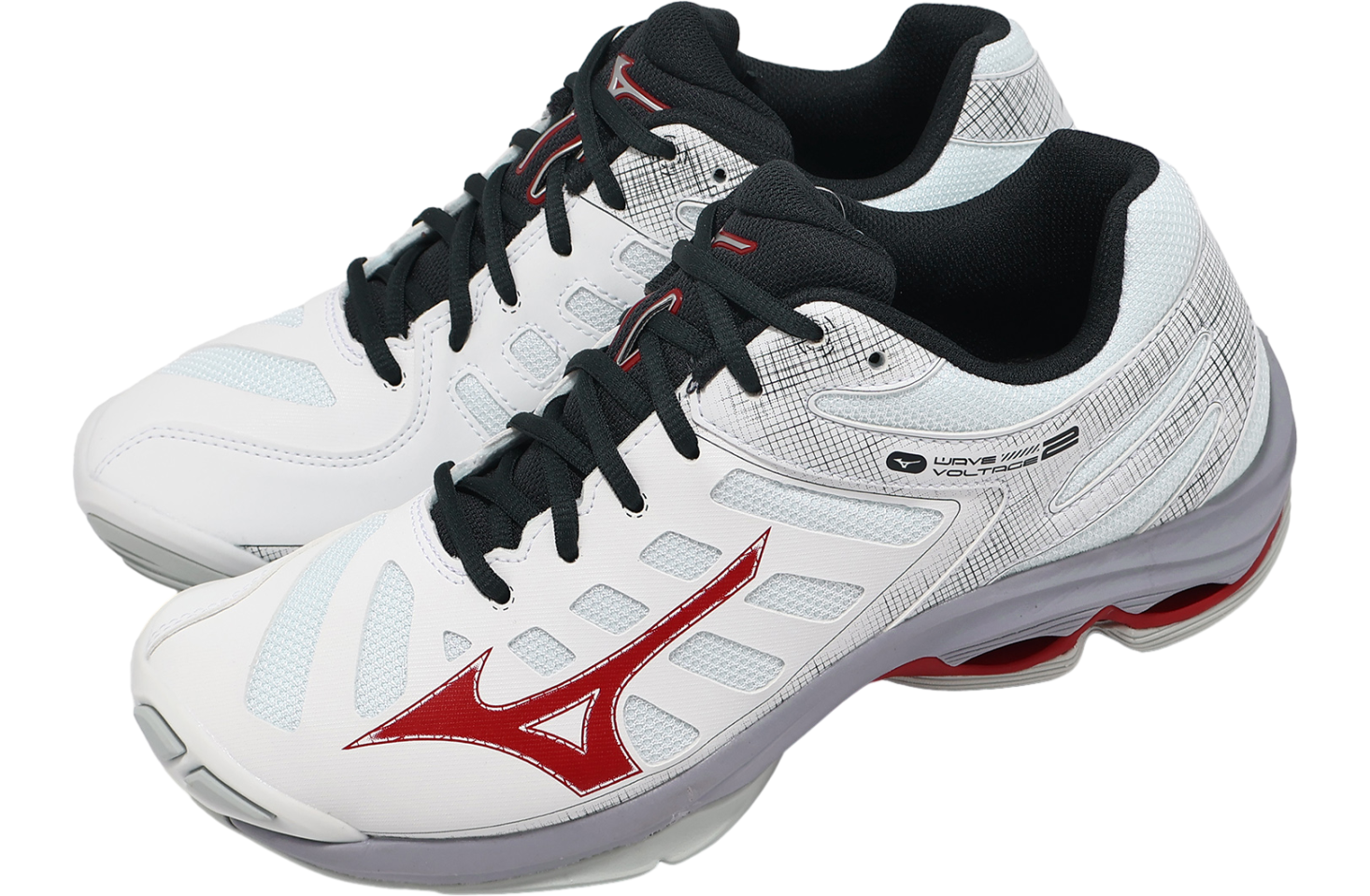 Mizuno Wave Voltage 2 White / Red