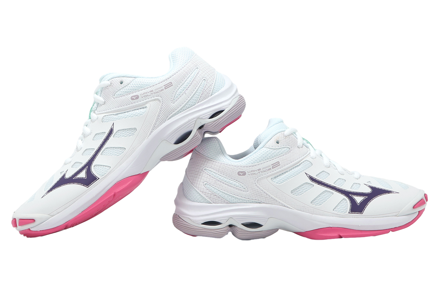 Mizuno Wave Voltage 2 WMNS White / Pink - Jan 2025