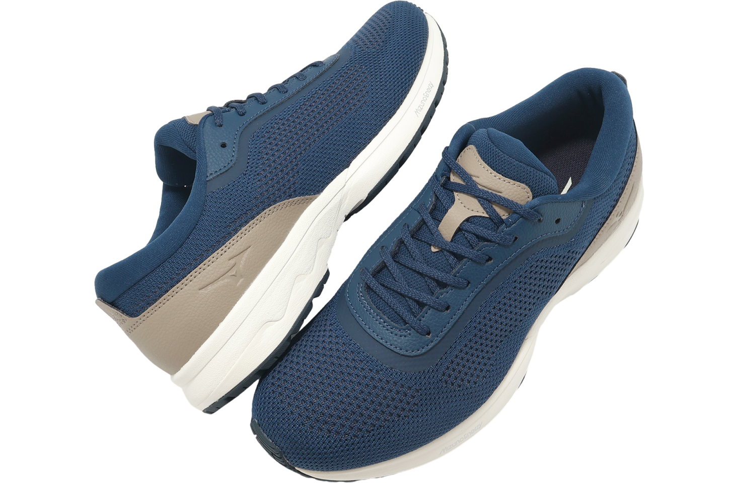 Mizuno Wave XE-NS Navy / Brown - Feb 2025 - B1GE240014
