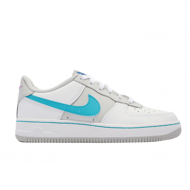 NBA x Nike Air Force 1 Low GS White Turquoise Blue DJ9993100 ...
