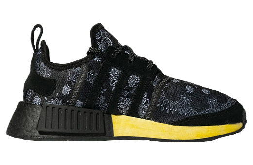 Neighborhood x Adidas NMD R1 Paisley Black Aug 2024 GY4157 KicksOnFire