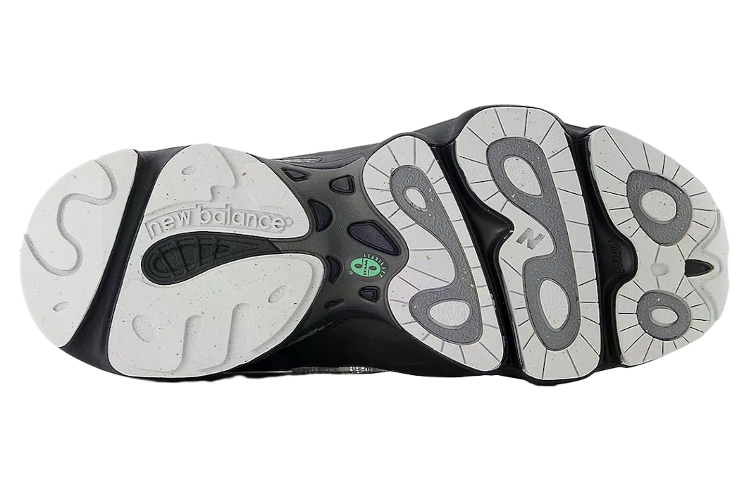 New Balance 1000 Dark Silver Metallic / Lime Leaf