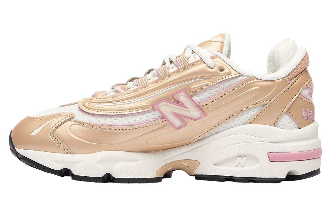 New Balance 1000 White / Metallic Gold / Pink