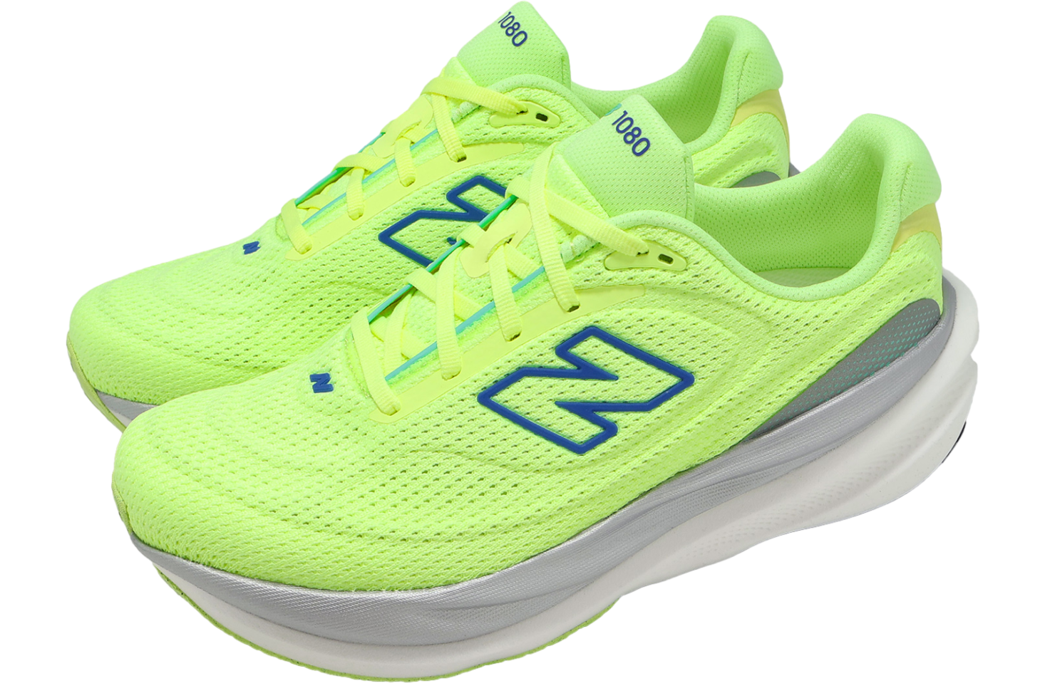 New Balance 1080 V15 2E Wide Afterglow With Blue Bird / Silver Metallic