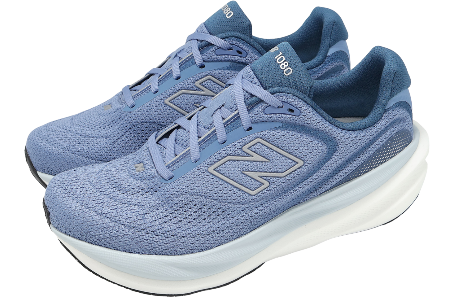 New Balance 1080 V15 2E Wide Fairweather Blue / Silver Metallic