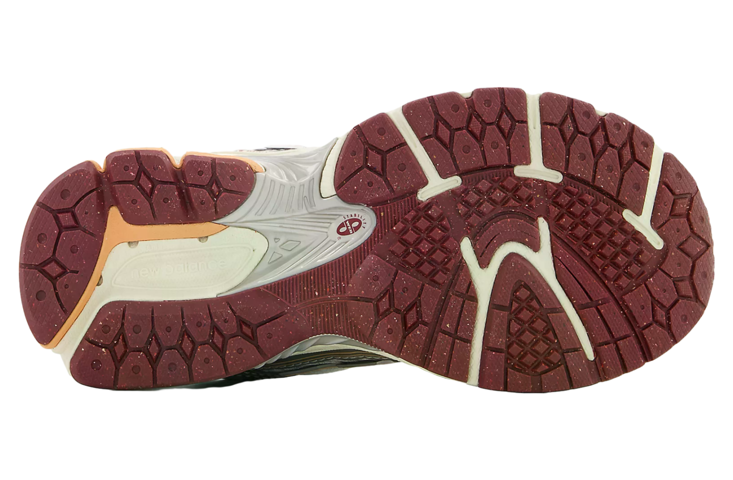 New Balance 1906 GS Silver Metalic / Monarch Burgundy