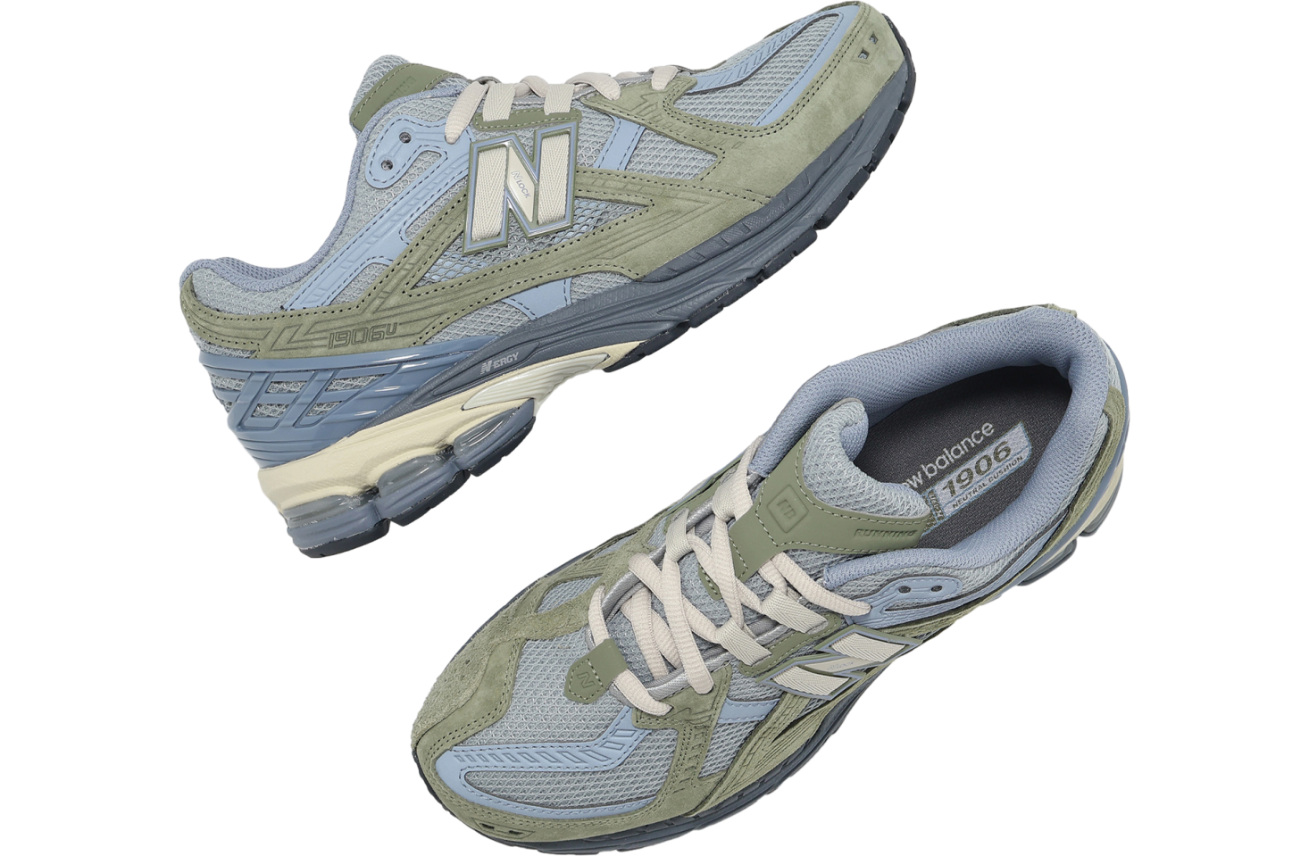 New Balance 1906 Utility Slate Grey / Dark Olivine - Jul 2024