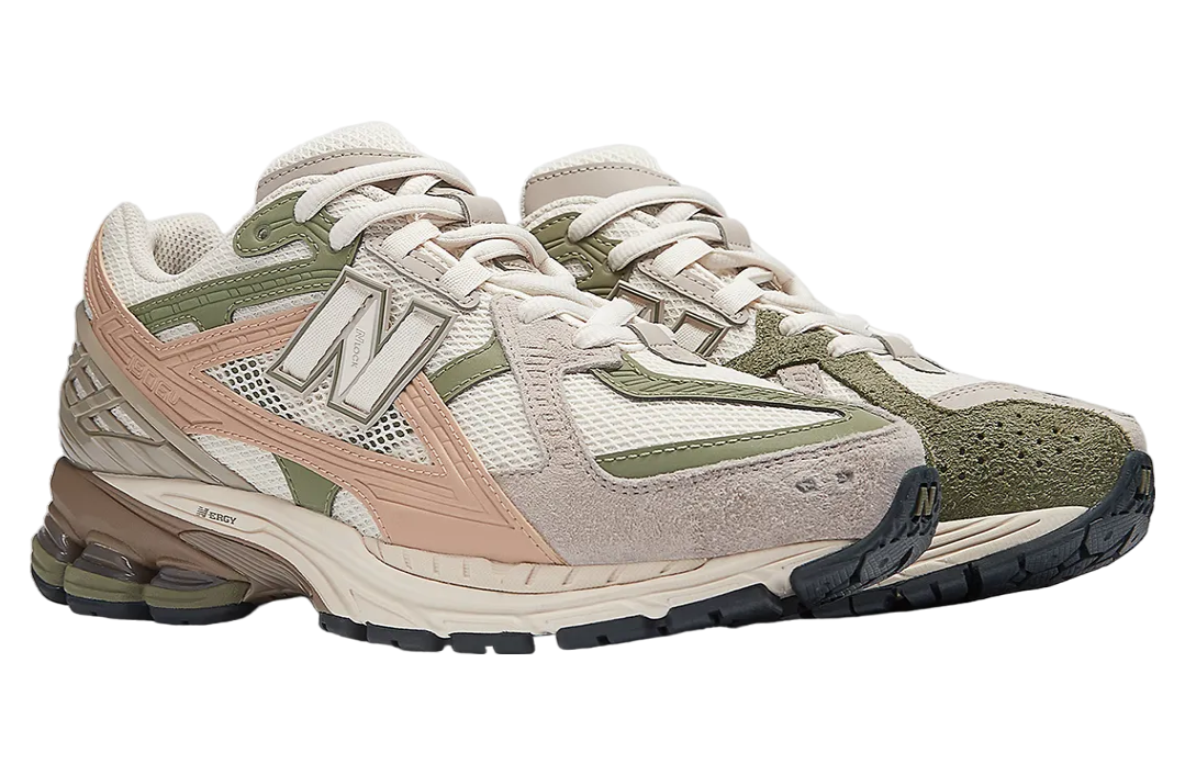 New Balance 1906u Linen Light Grey / Dark Olive