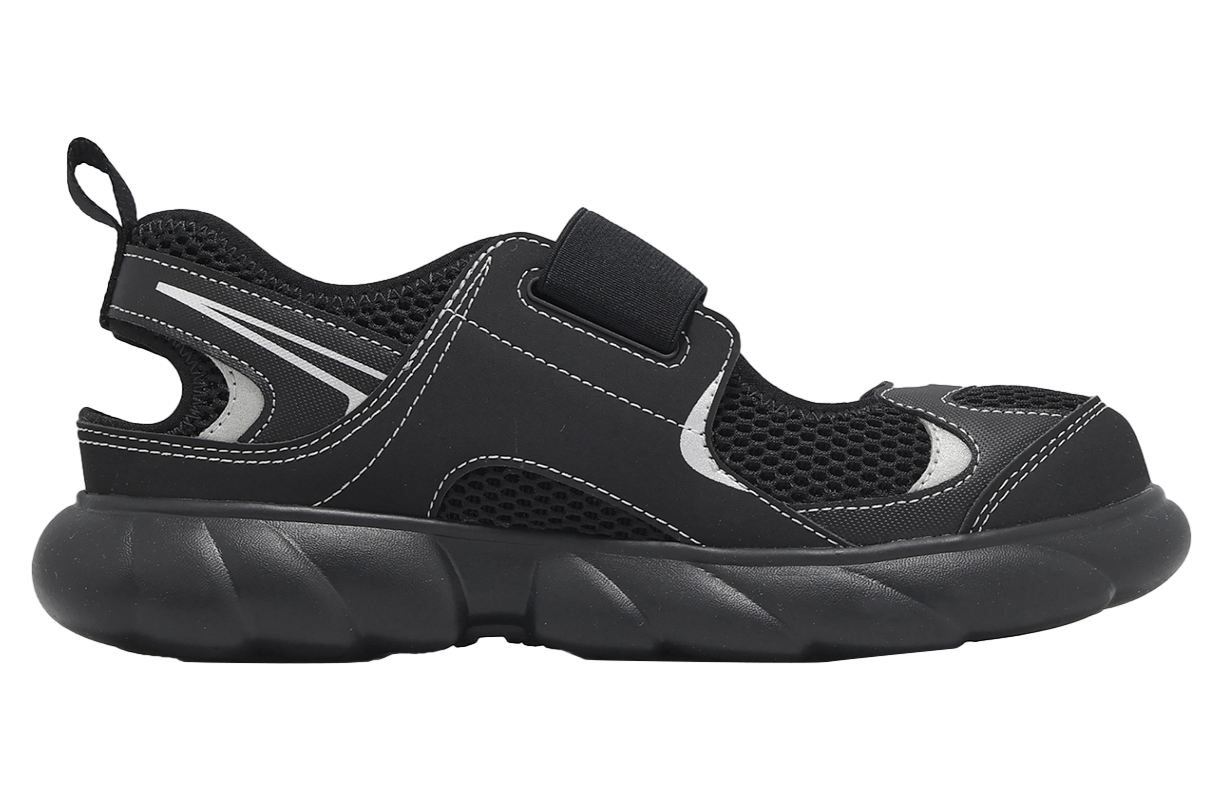 New Balance 230 Hook and Loop GS Black / Metallic Silver