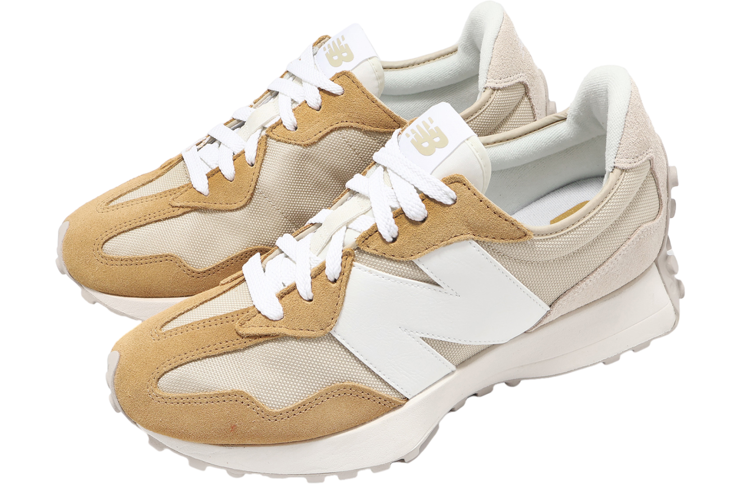 もち New Balance 327 Beige / Khaki - Apr 2024 - U327FGD