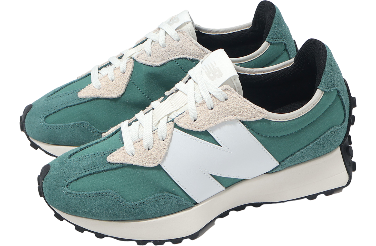 New Balance 327 Green / White