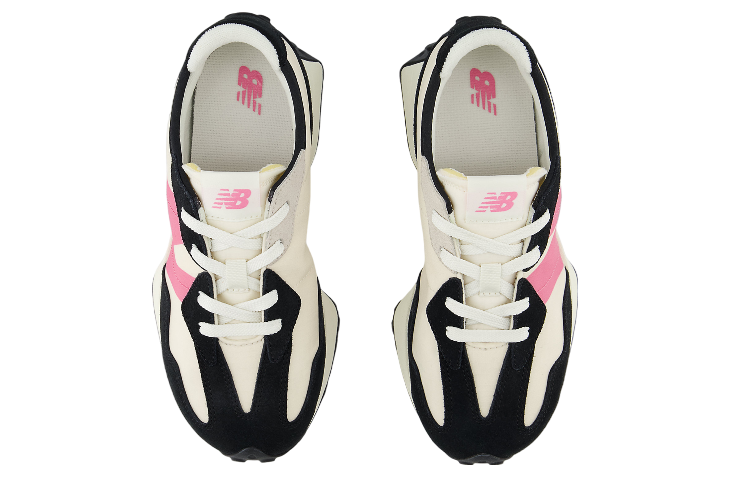 New Balance 327 GS Black / Real Pink