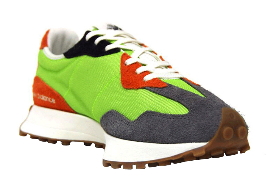 New Balance 327 Lime Green Red MS327SFA