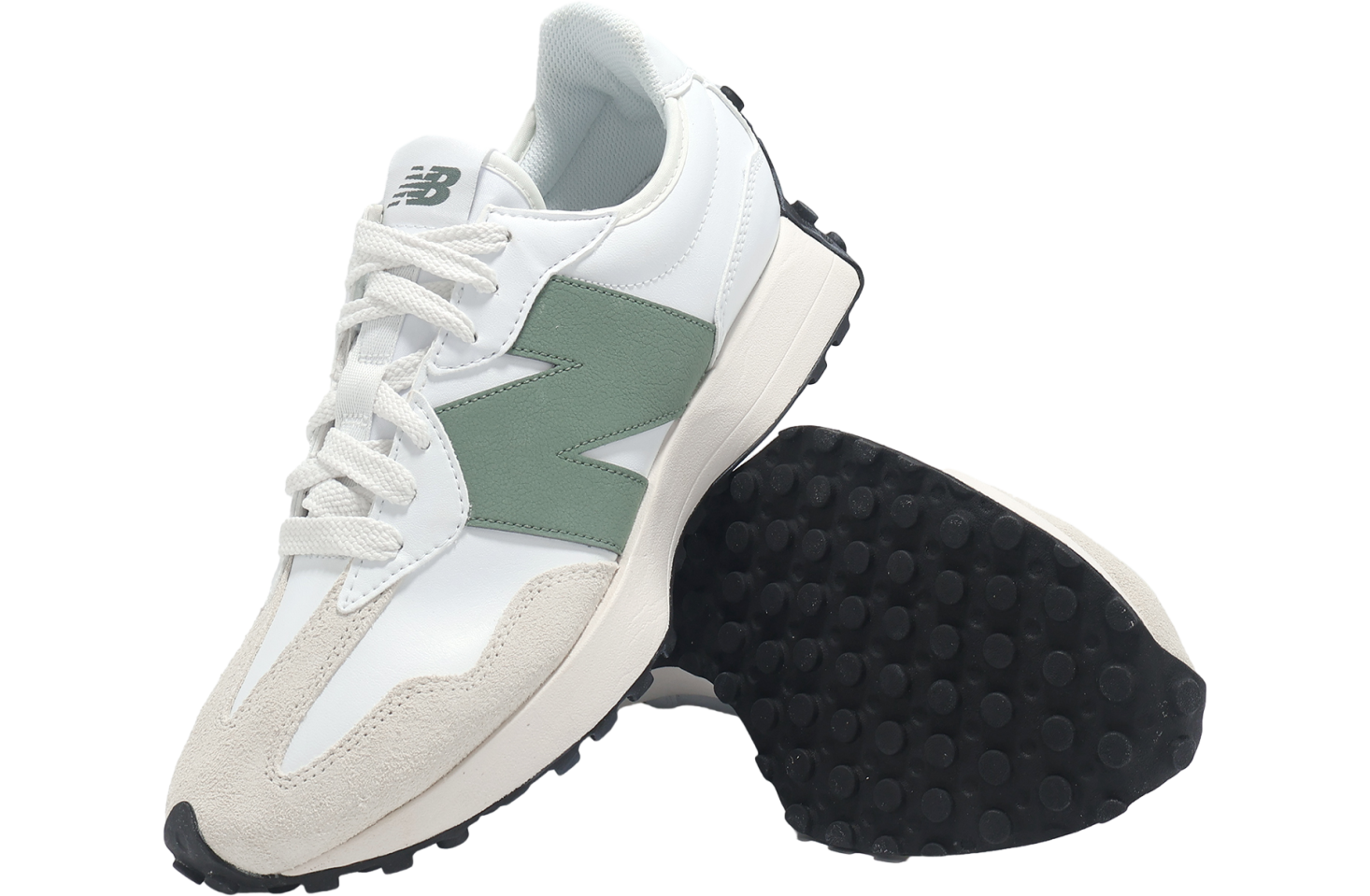 New Balance 327 White / Green - Mar 2025 - U327SKCD
