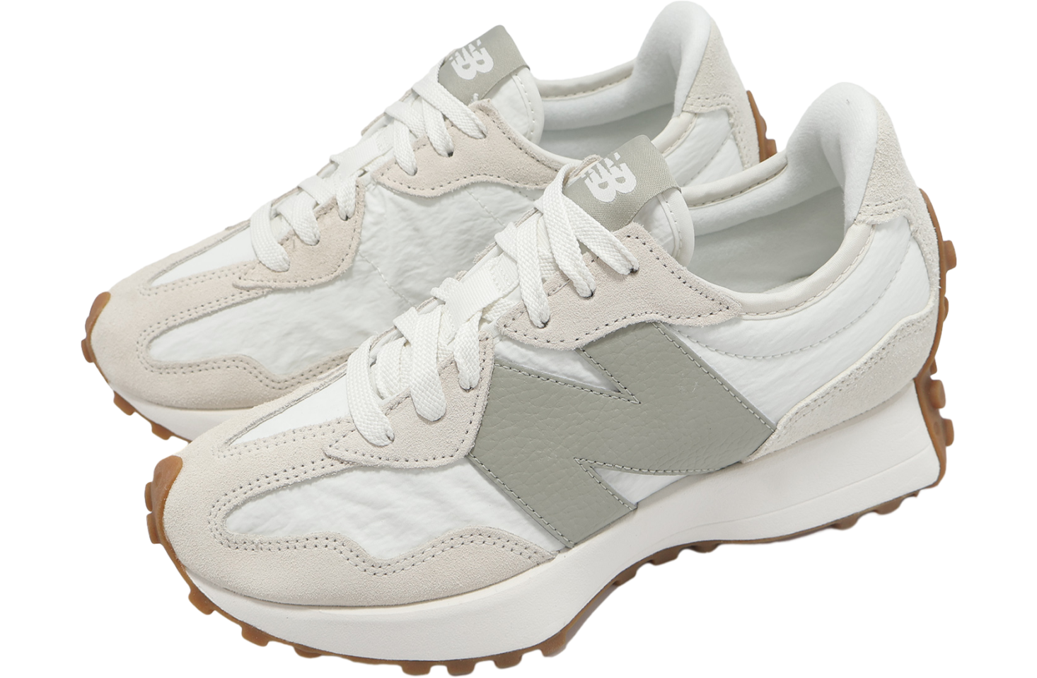 New Balance 327 WMNS Beige / Green - Apr 2025 - WS327FTBB