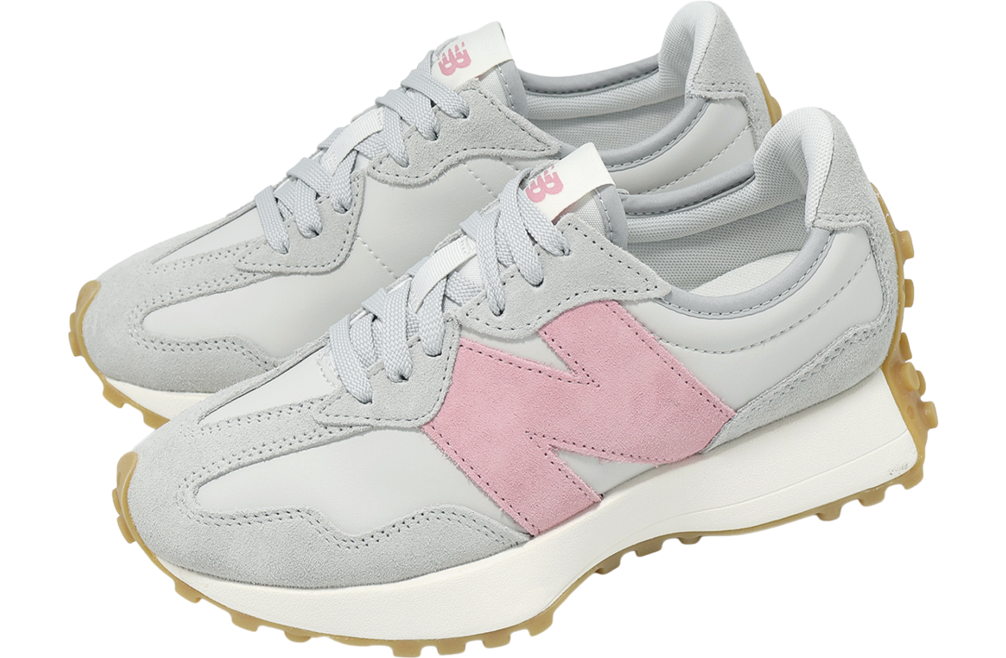 New Balance 327 WMNS Rain Cloud / Pink Tiffany