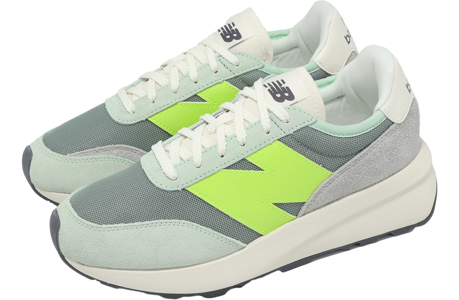 New Balance 370 Green / Beige