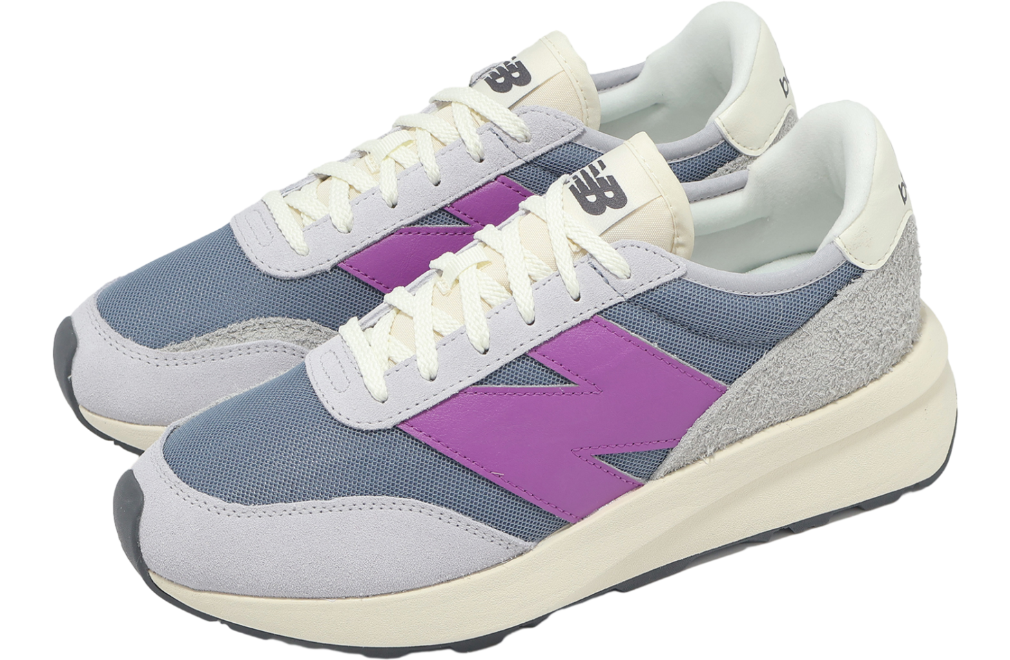 New Balance 370 Pearl Grey / Passion Fruit