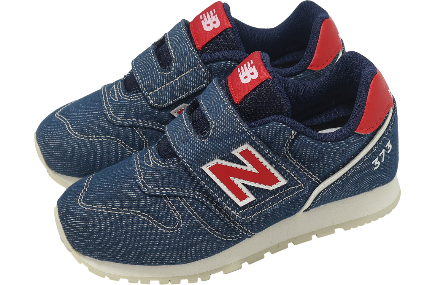 New Balance 373 Wide GS Navy / Red