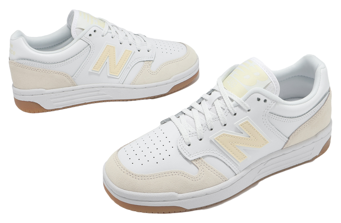 New Balance 480 Beige / White - Feb 2025 - BB480LGGD