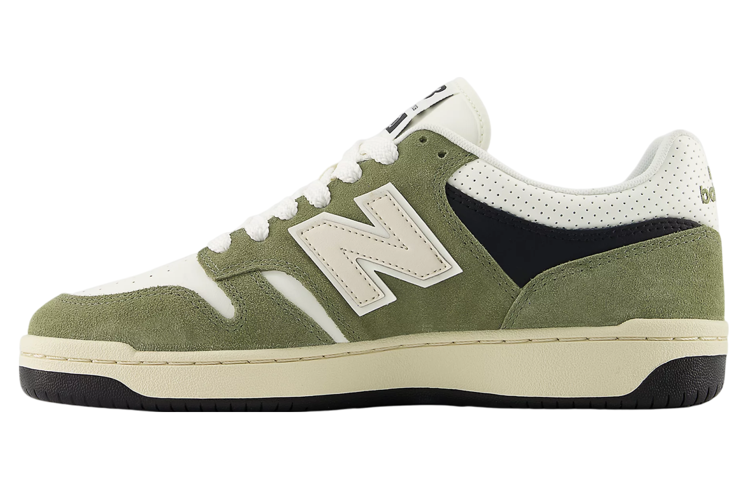 New Balance 480 Dark Olivine / Sea Salt