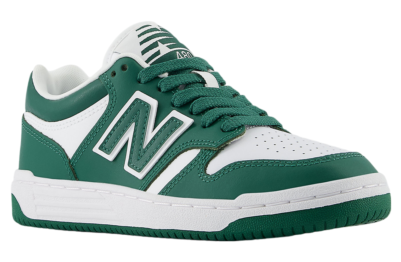 New Balance 480 GS Team Forest Green / White