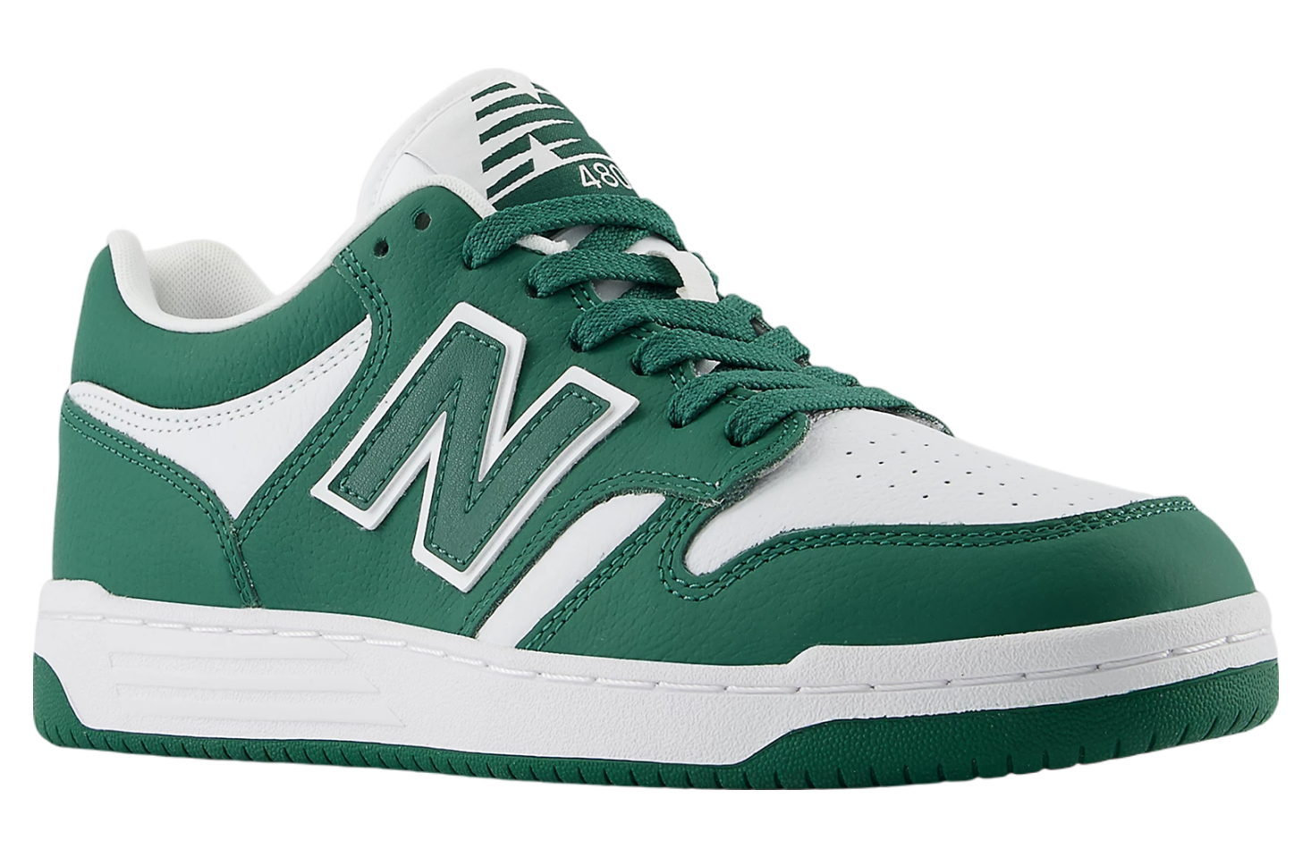 New Balance 480 Team Forest Green / White