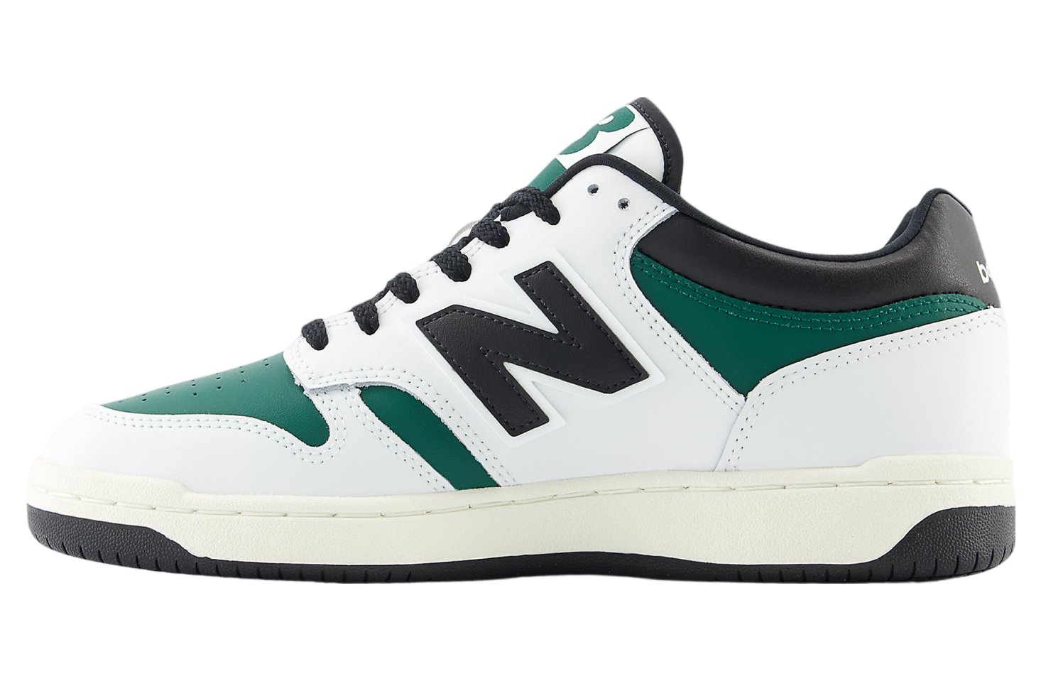 New Balance 480 White / Marsh Green