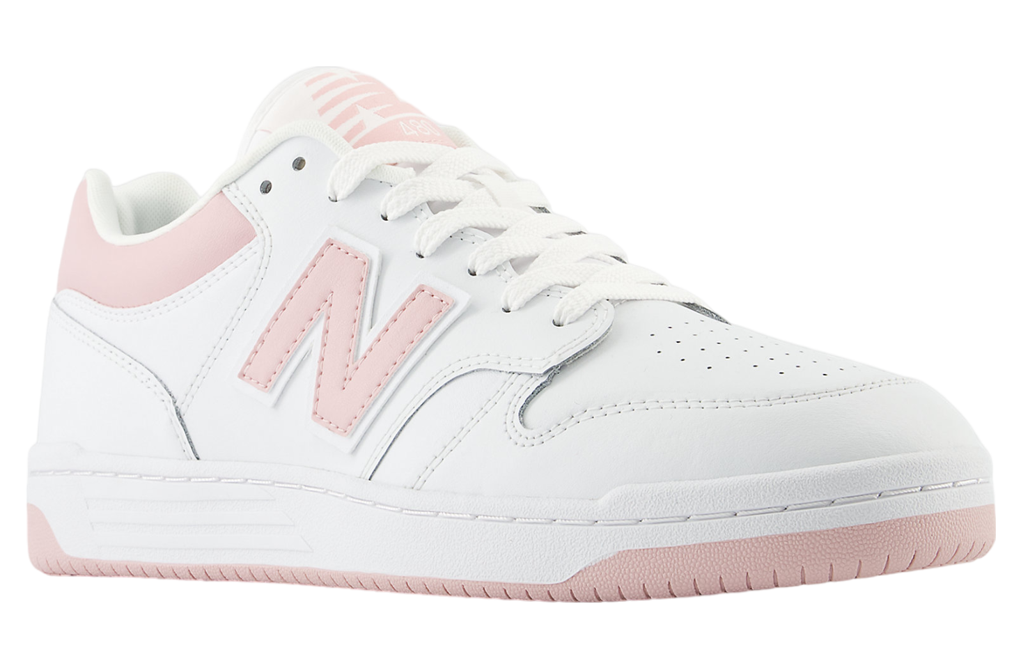 New Balance 480 White / Orb Pink