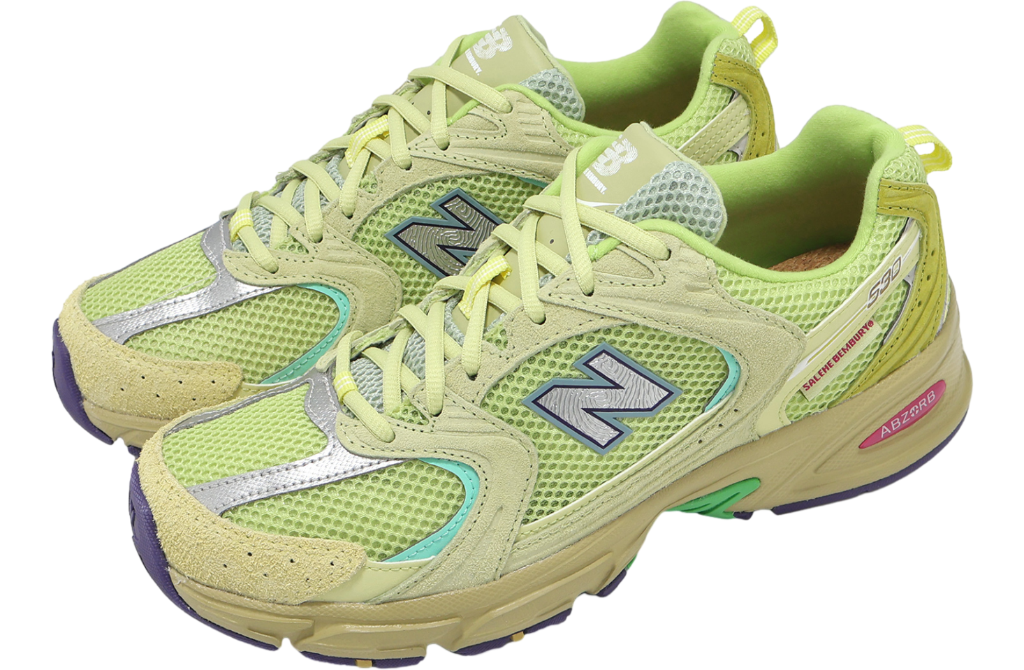 New Balance 530 Dusty Yellow / Celery Green