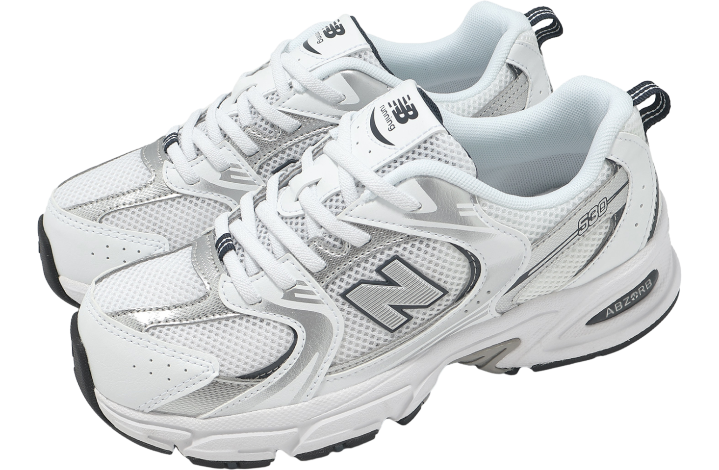 Z55Zページ New Balance 530 Wide GS White / Metallic Silver - Jul 2025
